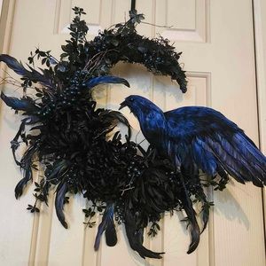Raven Moon Wreath